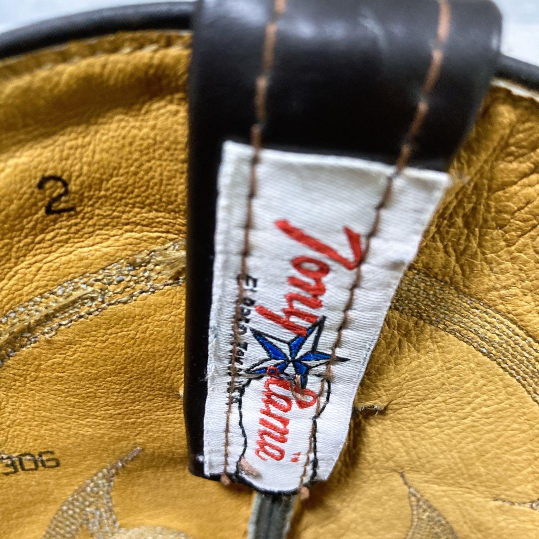 美品 トニーラマ ウエスタンブーツ 星コンチョ ブラウン 27 US9 USA