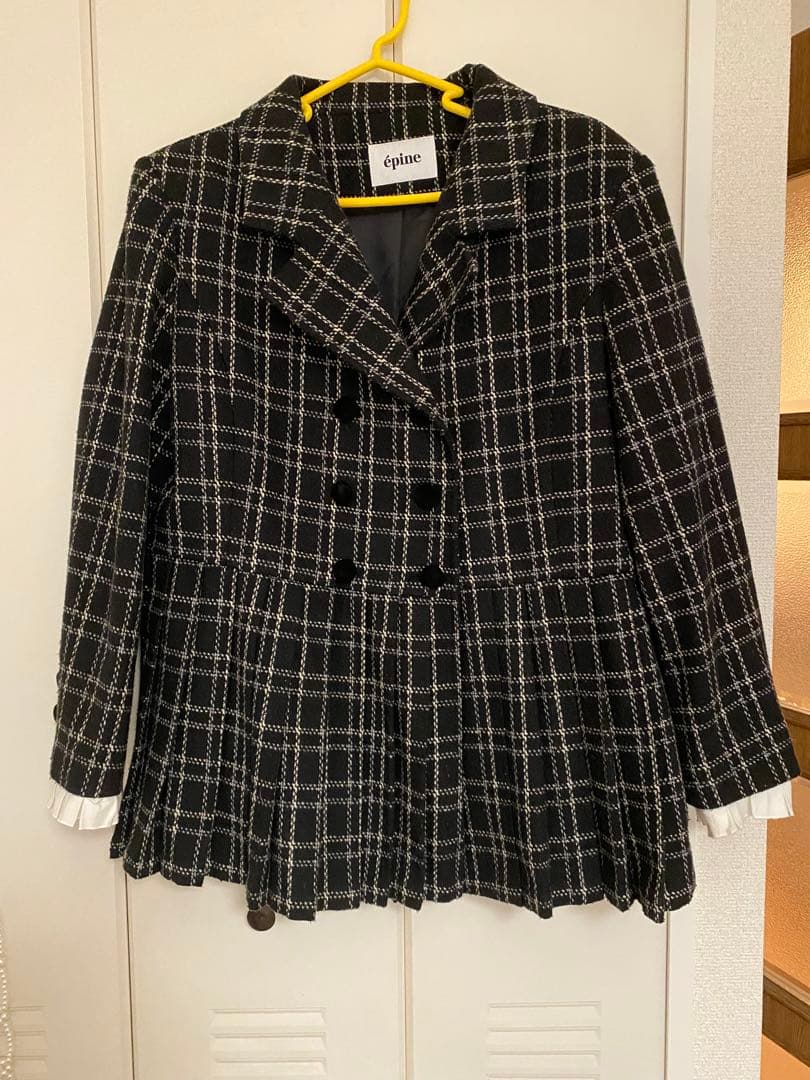 ジャケット・アウター Epine pleats frill jacket
