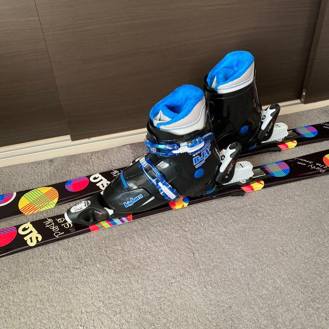 3点セットSLQスキー（120）SINANOポール　Bighornブーツ（22）