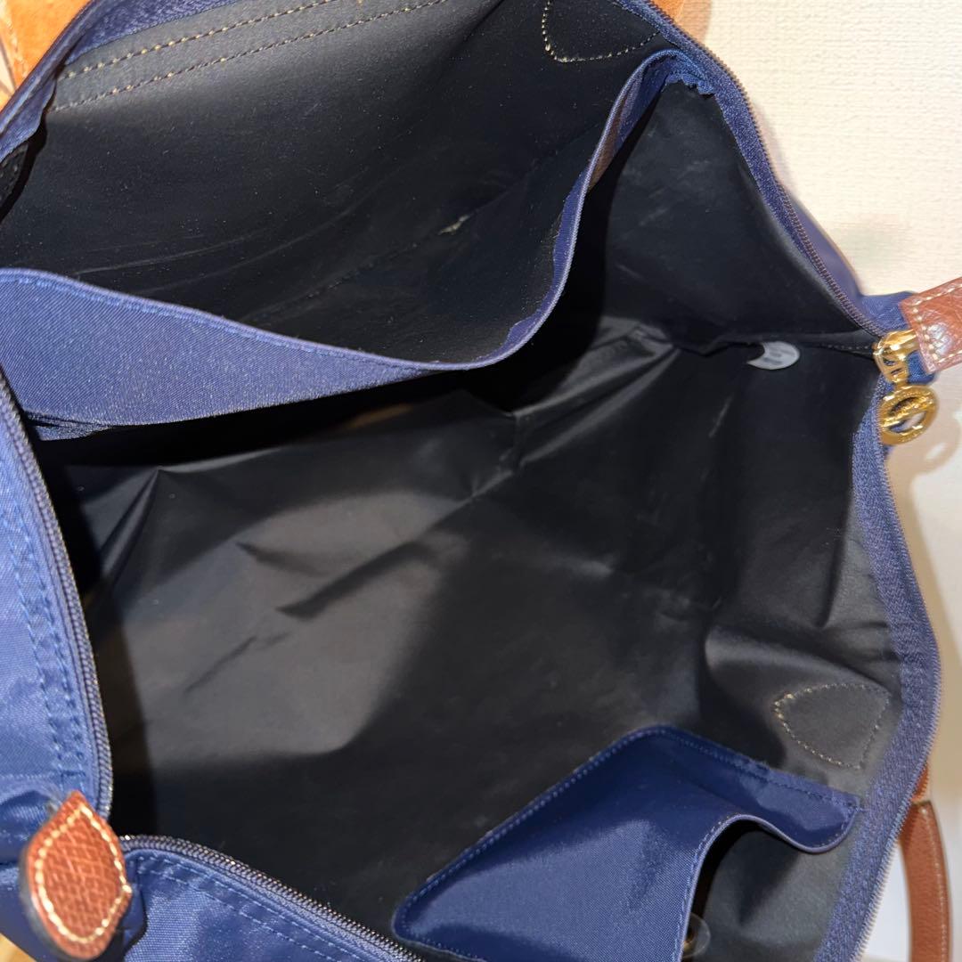 プリアージュ　 L ショルダーバッグ　ネイビー