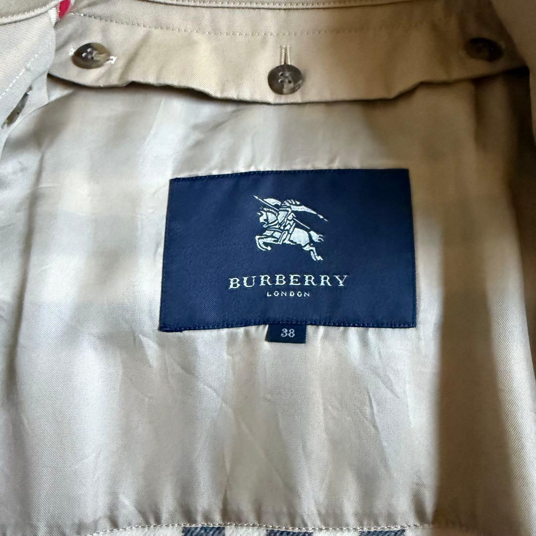 【極美品】バーバリーロンドン トレンチコート ライナー&ベルト付き 38