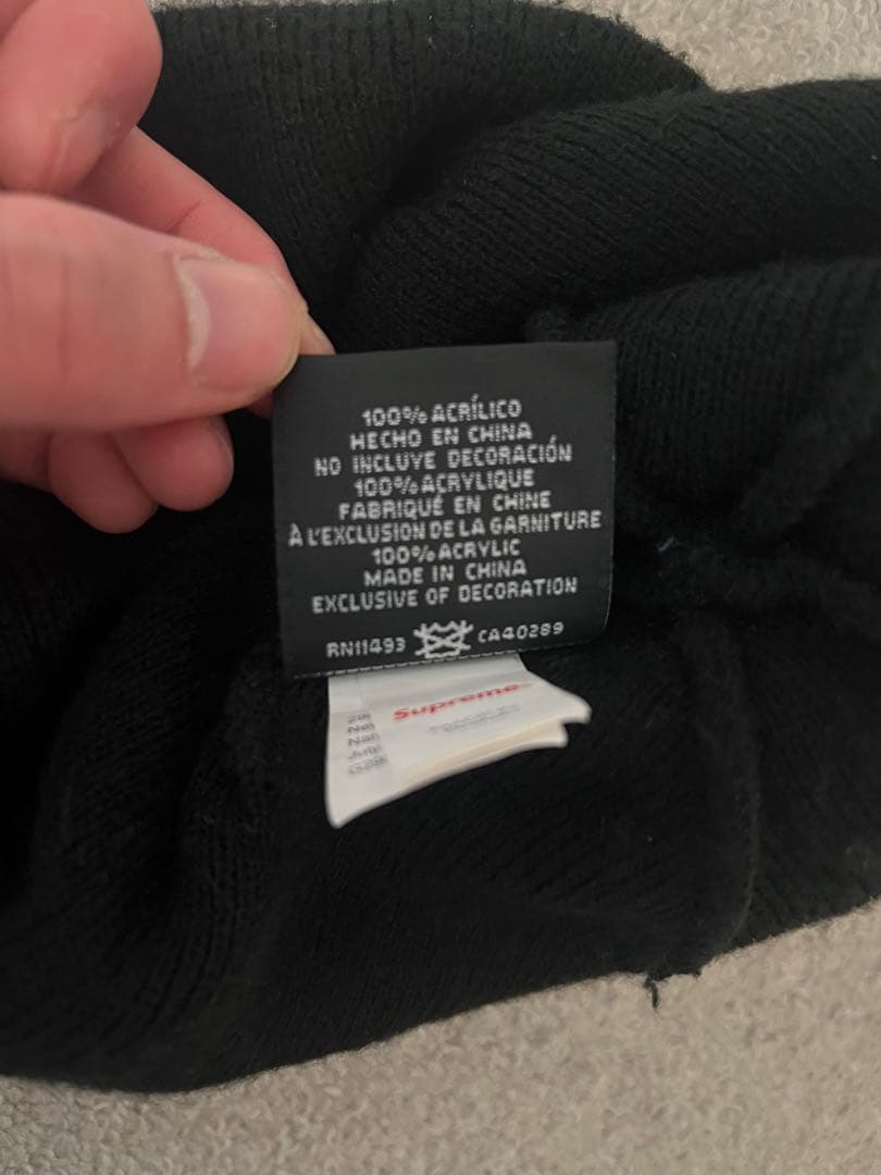 Supreme　New Era　S Logoツノ　Beanie　\"Black\"