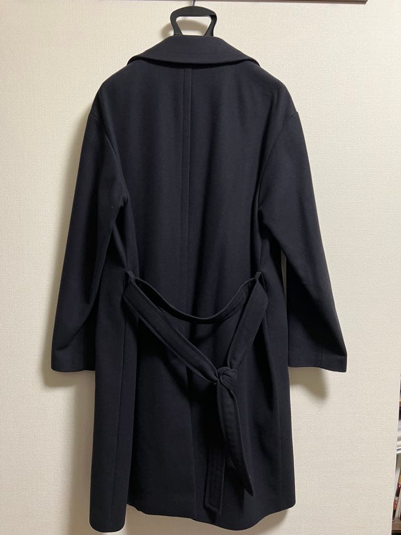 【格安】Hevo OSTUNIシングルベルテッドウールコートネイビー50