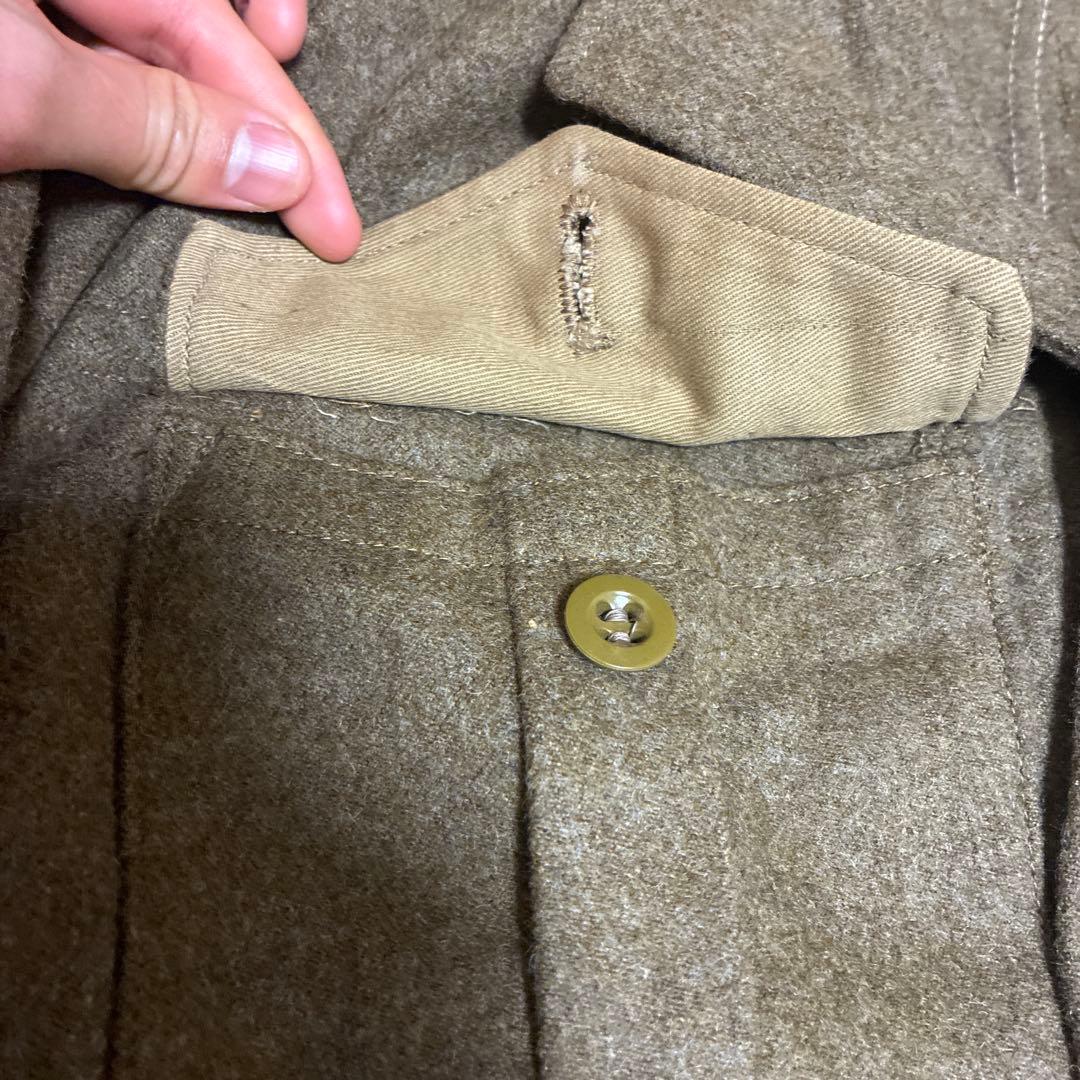 50s デッドストック　イギリス軍 バトルドレスジャケット ウール size13