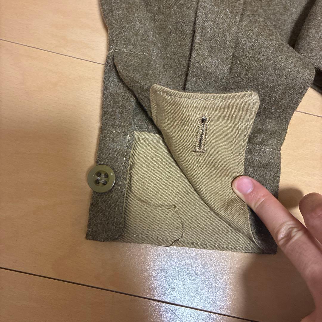 50s デッドストック　イギリス軍 バトルドレスジャケット ウール size13