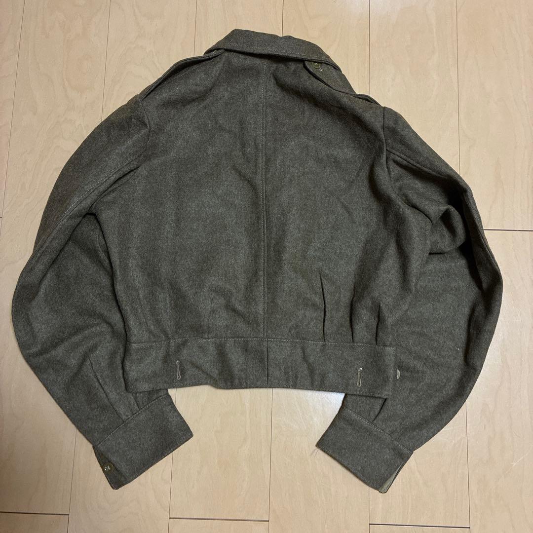 50s デッドストック　イギリス軍 バトルドレスジャケット ウール size13