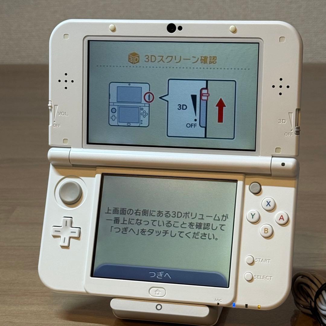 6-199【美品】Newニンテンドー3DS LL パールホワイト