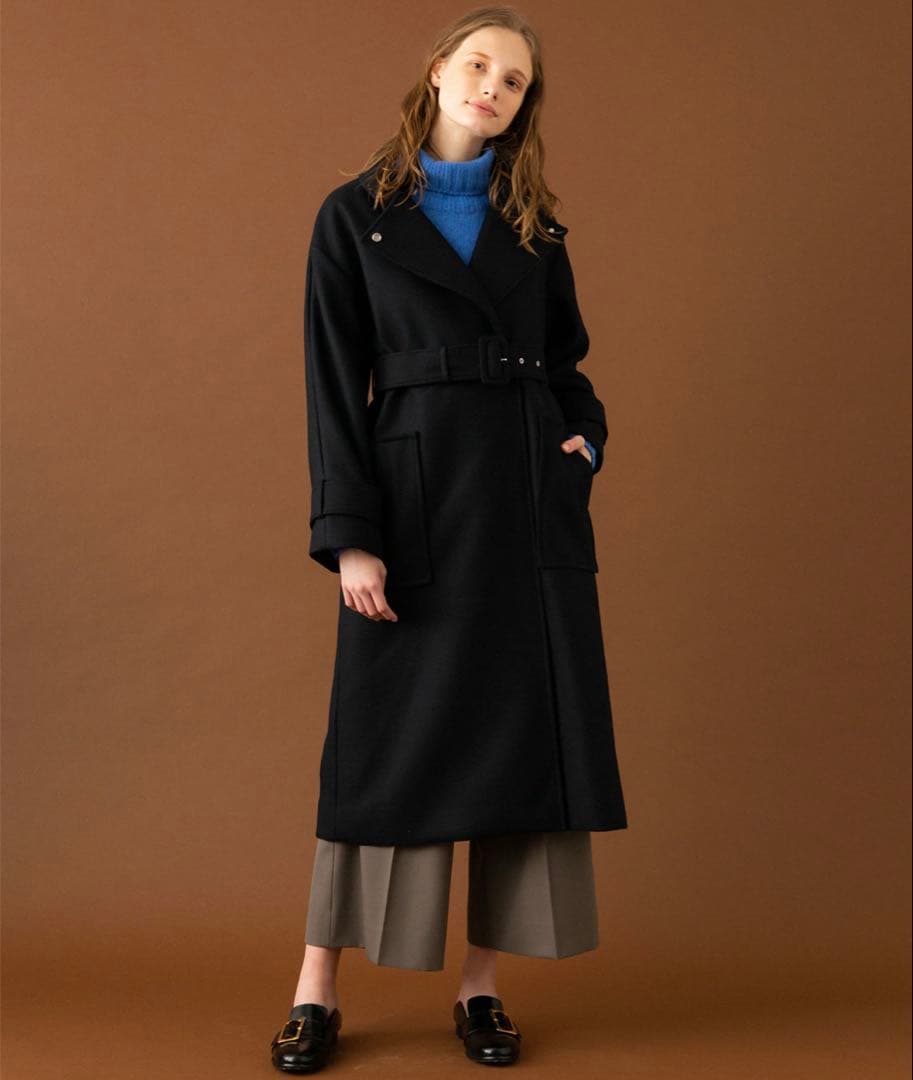 ★wakame★UNITEDTOKYO 2wayロングコート　ブラック　2