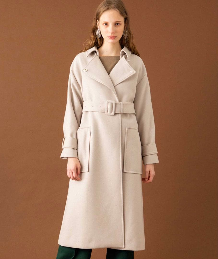 ★wakame★UNITEDTOKYO 2wayロングコート　ブラック　2