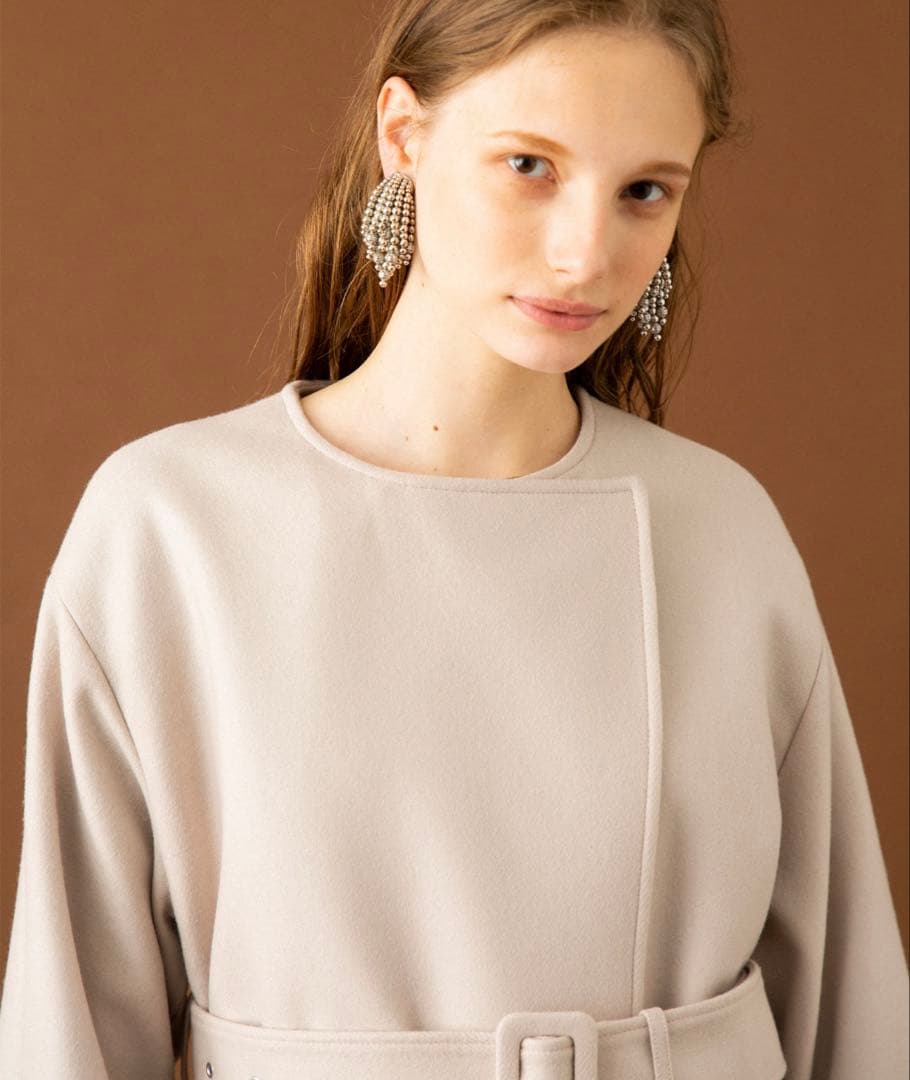 ★wakame★UNITEDTOKYO 2wayロングコート　ブラック　2