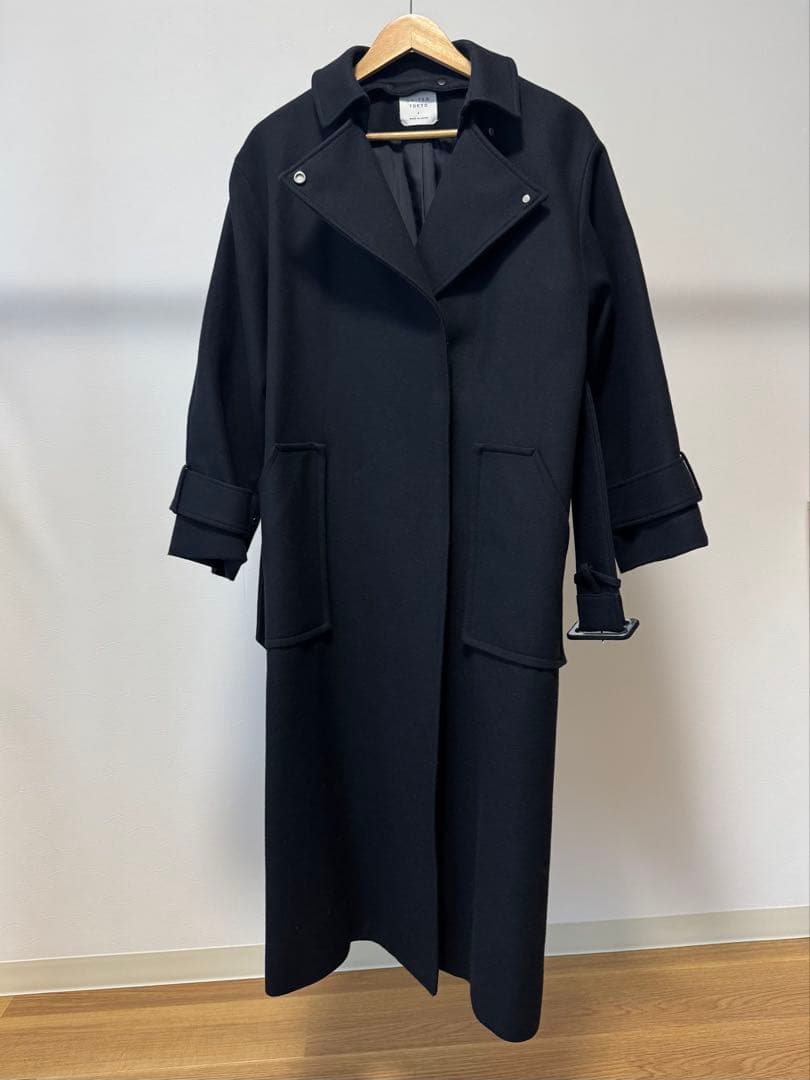 ★wakame★UNITEDTOKYO 2wayロングコート　ブラック　2