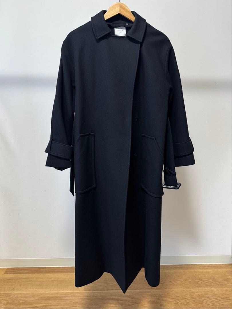 ★wakame★UNITEDTOKYO 2wayロングコート　ブラック　2