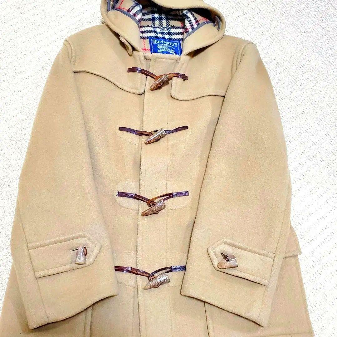 美品✨バーバリー ノバチェック ダッフルコート ロング 英国製 キャメル