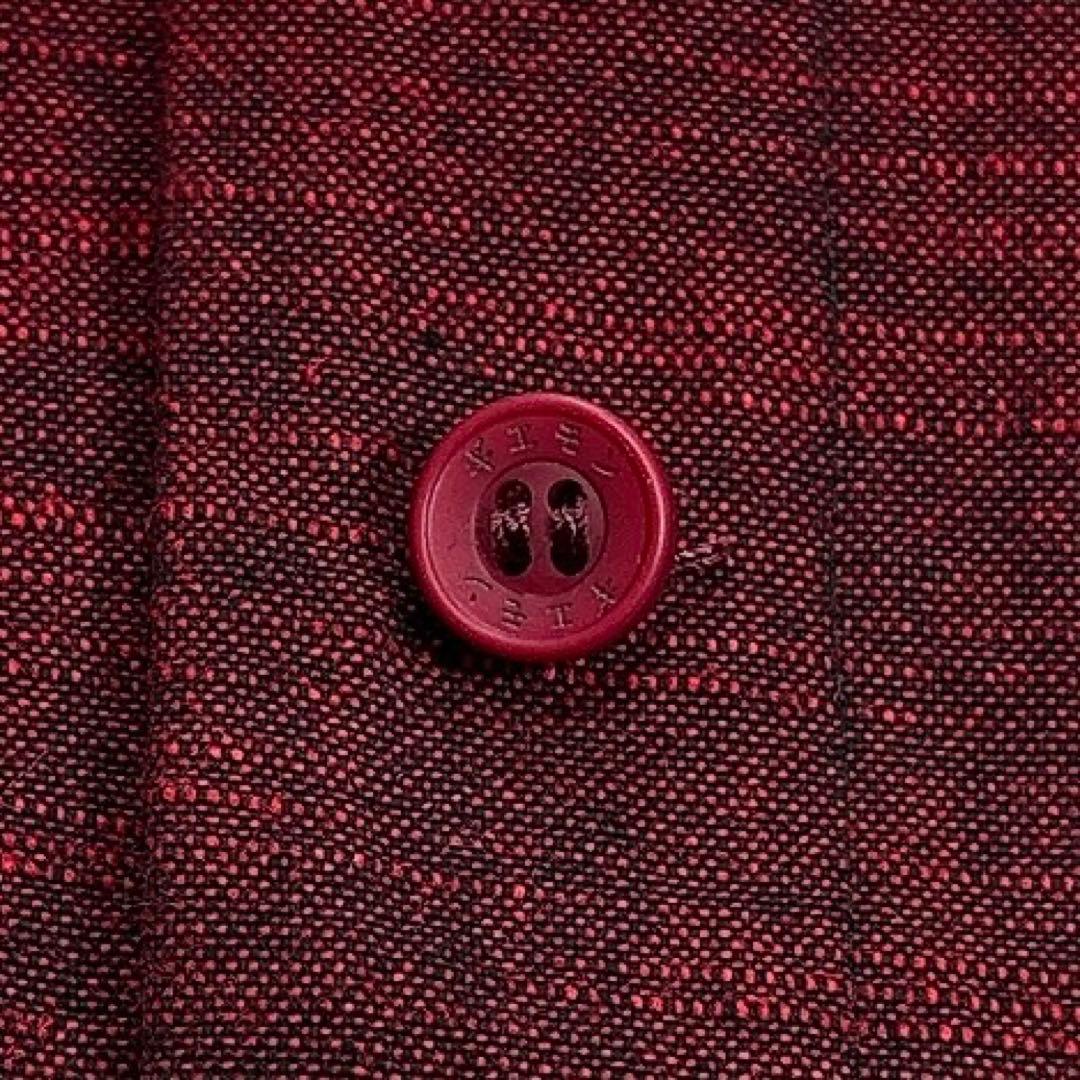 美品✨ギエモン　久留米絣　シャツ　チュニック　ワンピース　ロゴボタン　比翼　近年