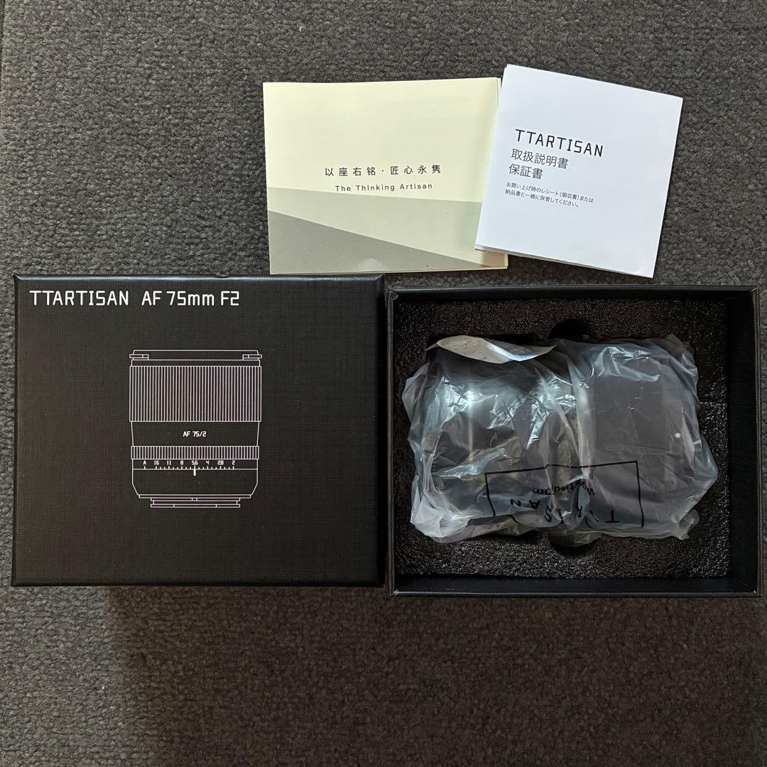 TTARTISAN AF 75mm F2 単焦点レンズ