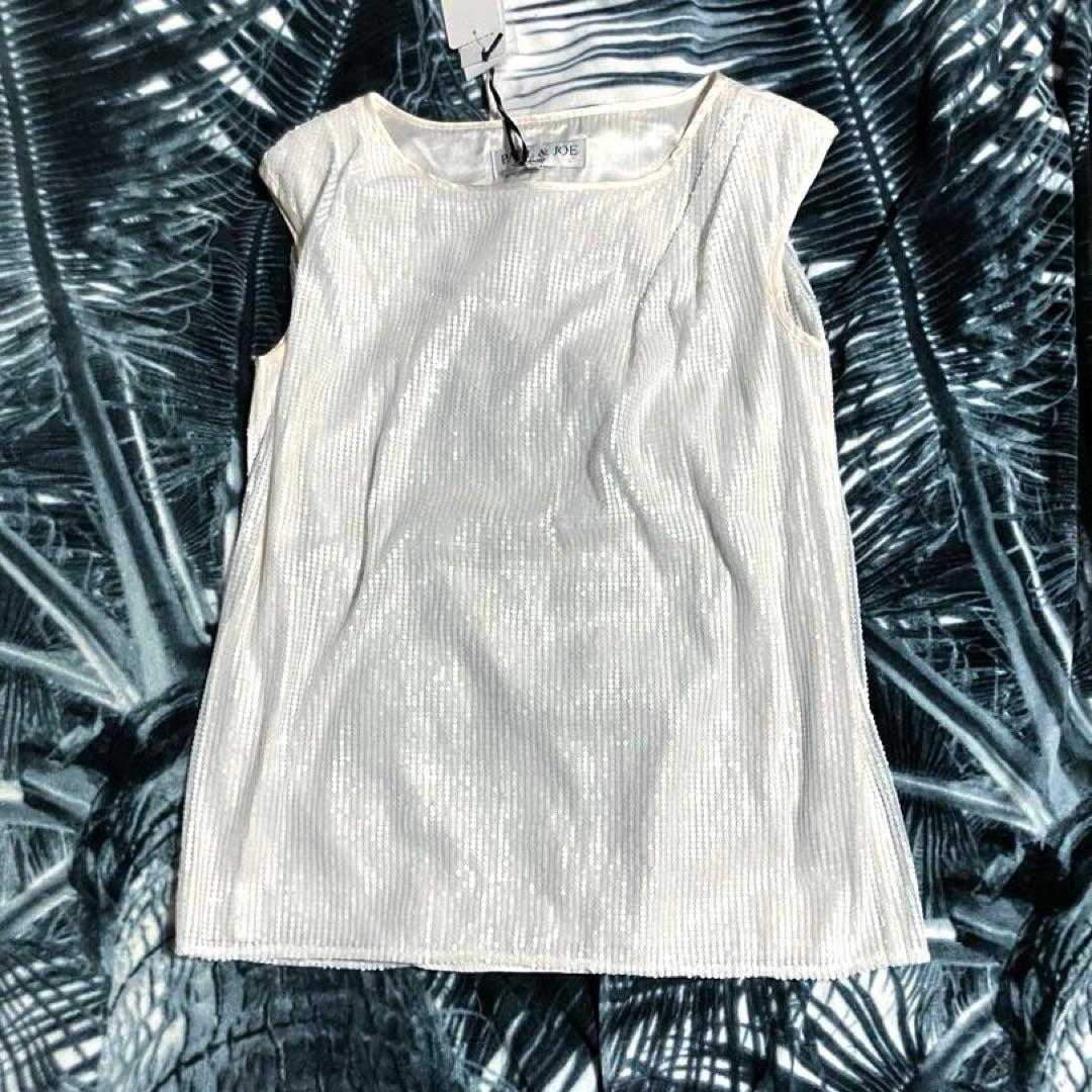 タグ付 新品 未使用品 PAUL & JOEスパンコール シルク チュニック