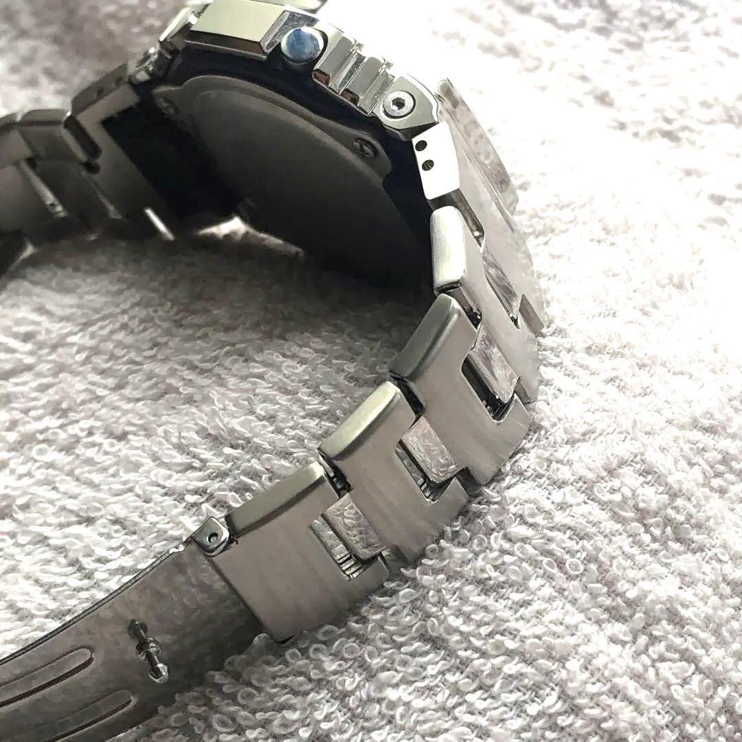 フルメタル&アイスブルー G-SHOCK［美品］ GM-2110D-2ADR