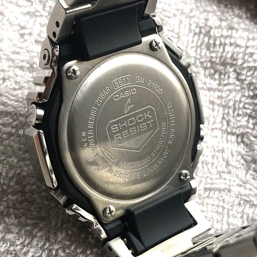 フルメタル&アイスブルー G-SHOCK［美品］ GM-2110D-2ADR