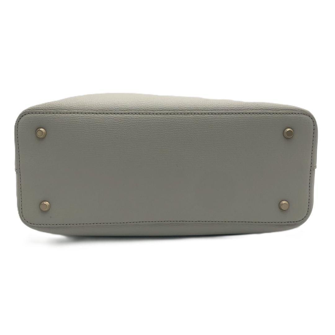 美品　agnes b. アニエスベーグレー レザー　ショルダーバッグ　2WAY