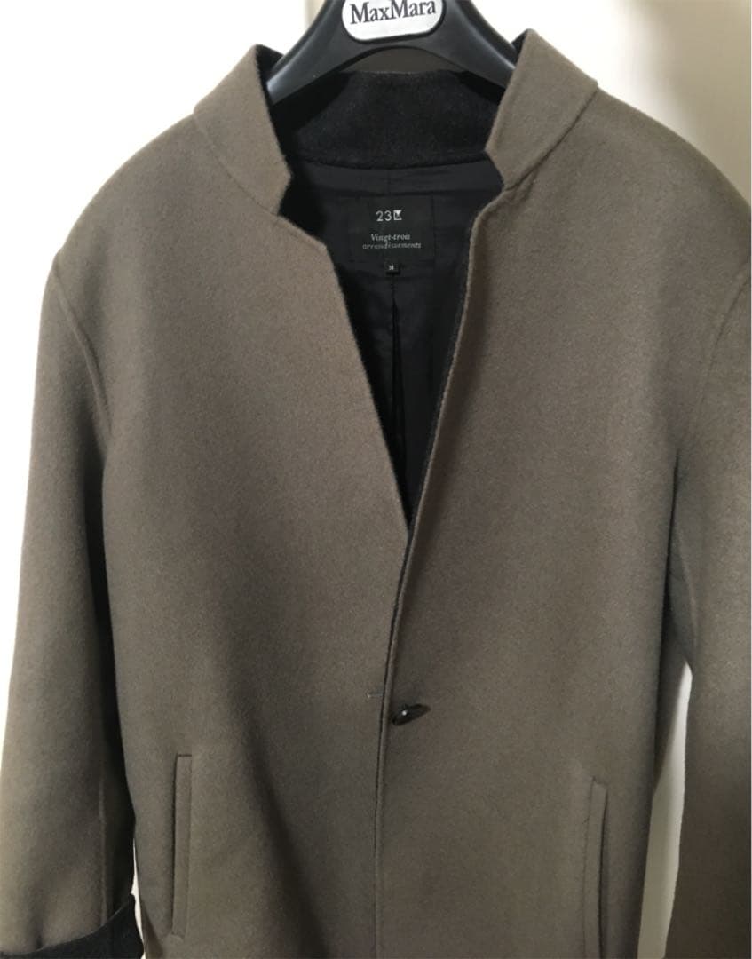 23区 コート グレージュ 36