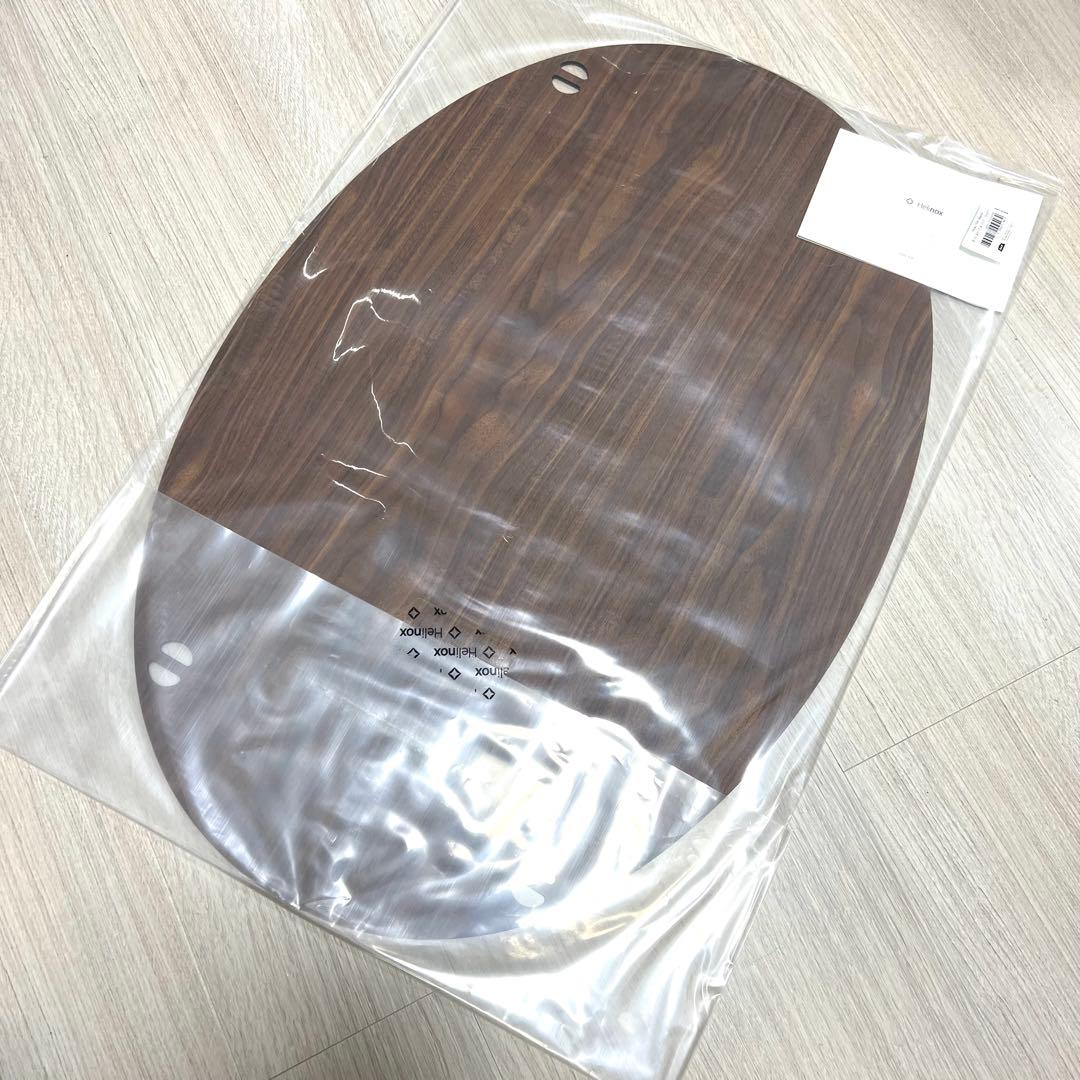 新品未使用 ヘリノックス オーバルトップ ウォールナット テーブル Ｍ用 天板