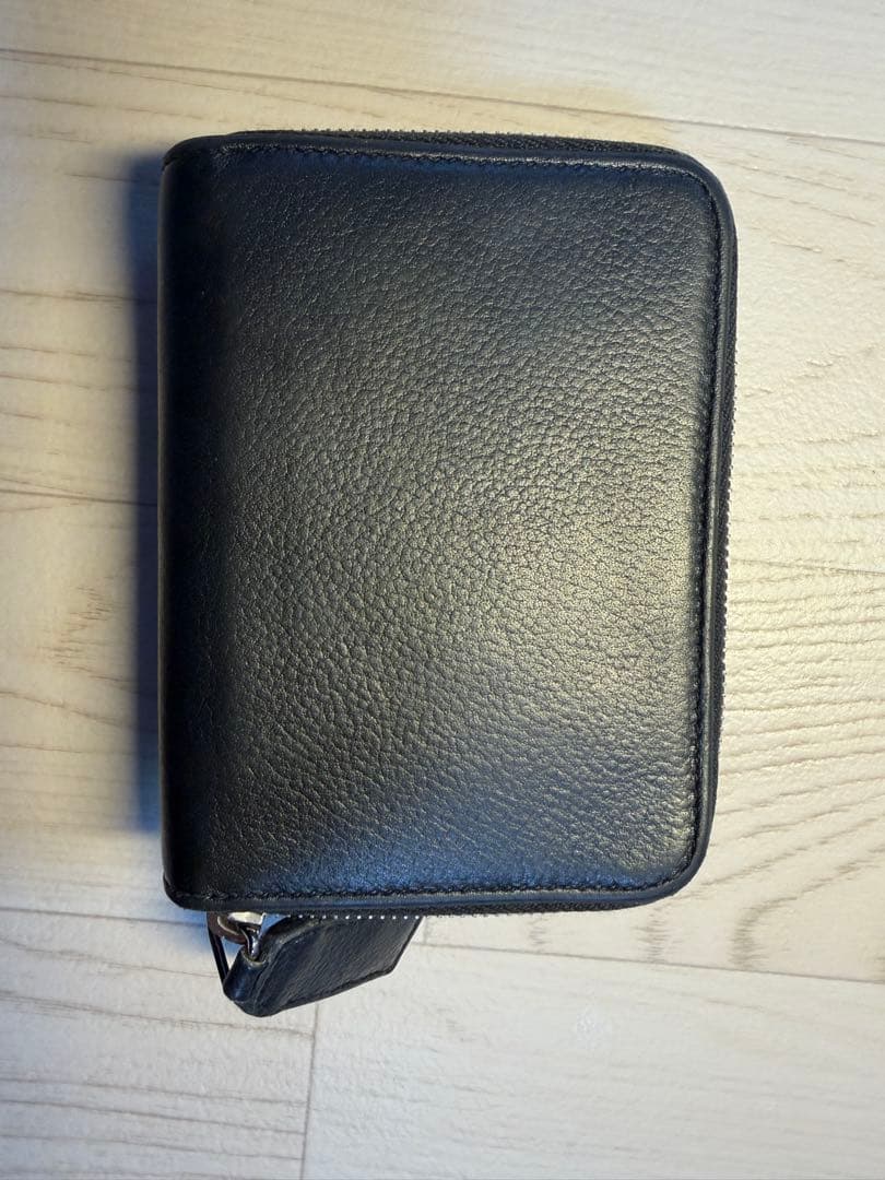 サンローラン　二つ折り財布 黒