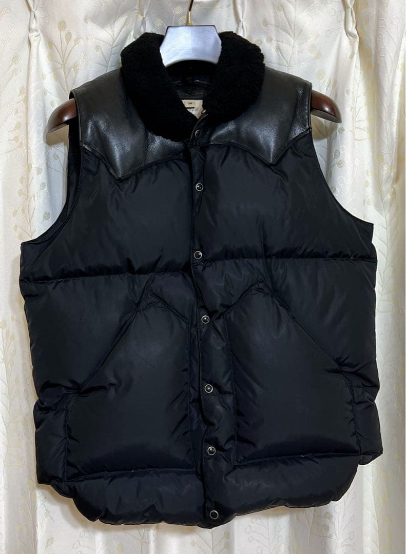 ROCKY MOUNTAIN FEATHERBED ダウンベスト 38 ブラック