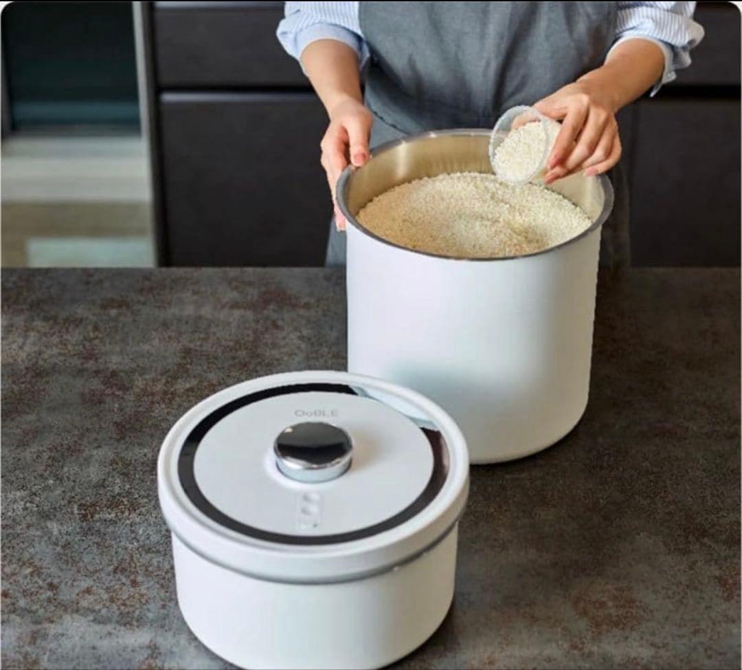 OoBLE mini 真空保存容器　6.5L　米びつ　オーブルミニ