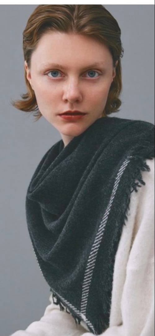 elegancese ストール　グレー