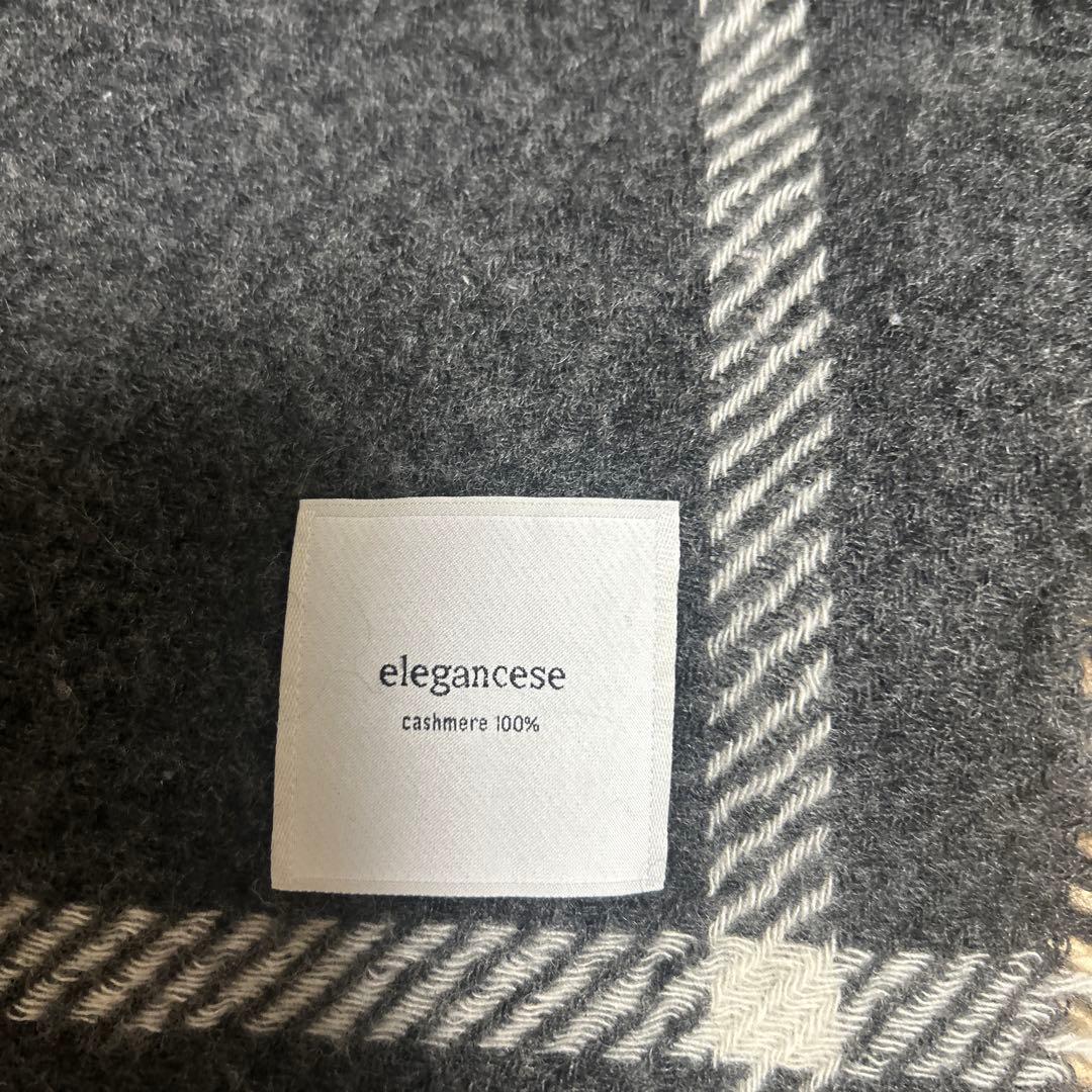 elegancese ストール　グレー