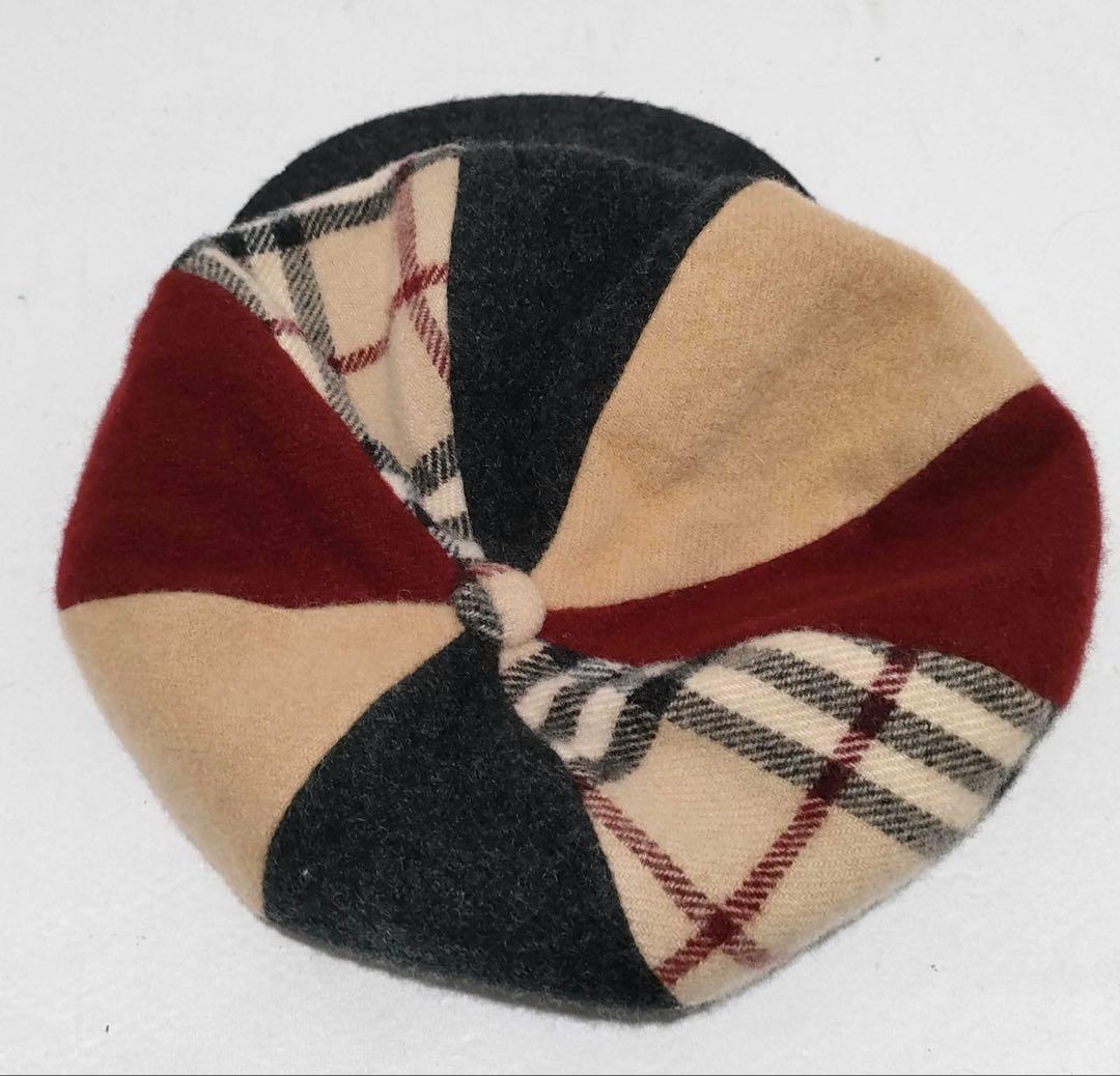 カサブランカ　バーバーリー　BURBERRY　キャスケット　キャップ