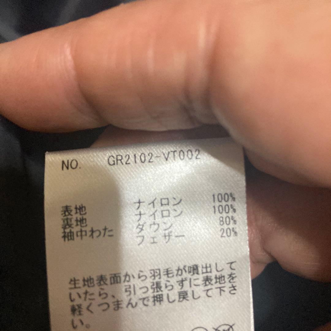 りんご　アパルトモンジェリー　ダウンベスト　ネイビー