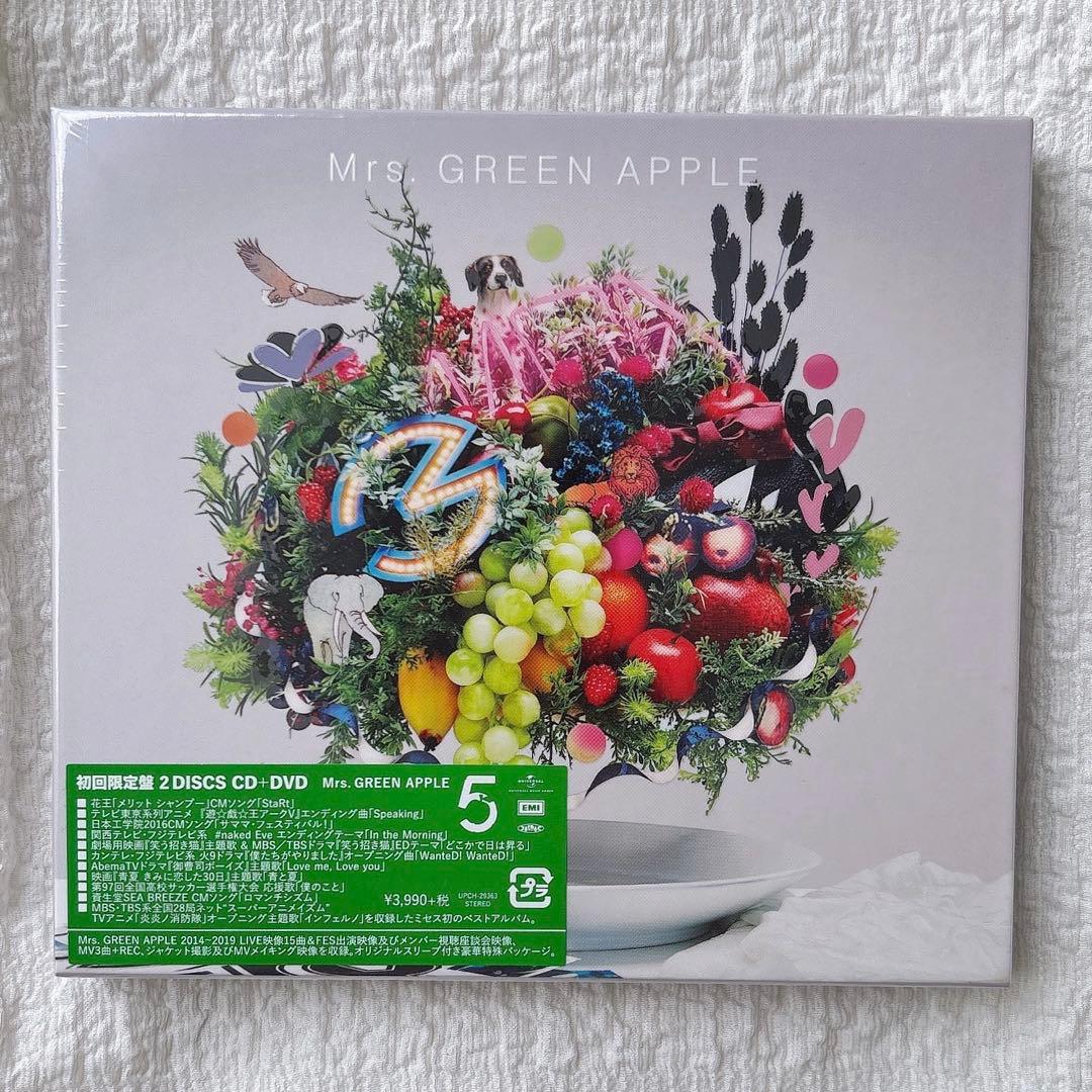 お*か様 Mrs. GREEN APPLE 5 「5」 CD 初回限定盤