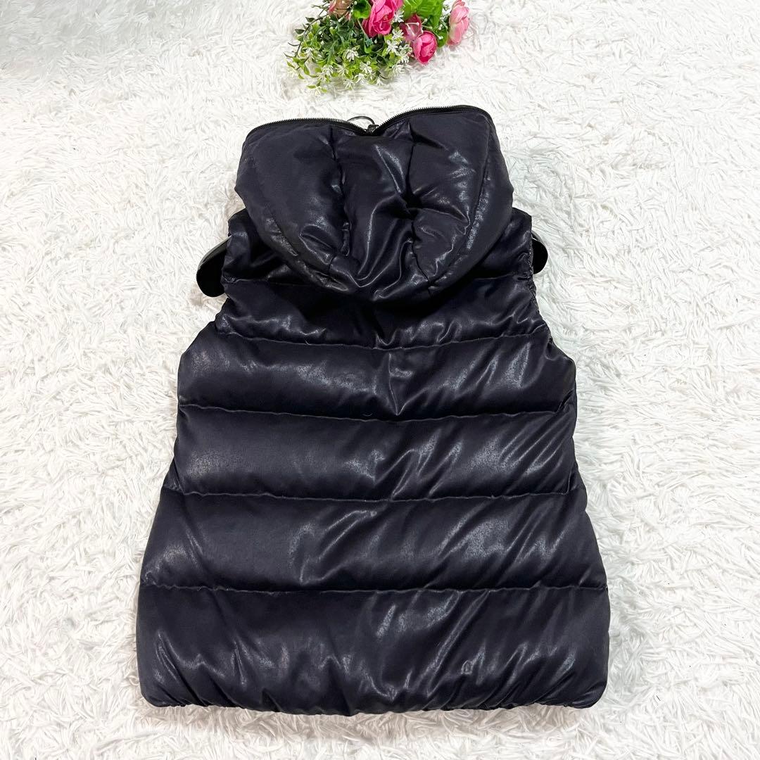 美品　デュベティカ　FEBEDUE　ダウンベスト　別注　カシミヤ混　42　紺