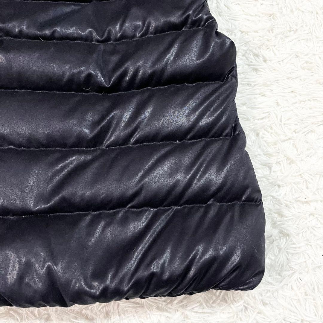 美品　デュベティカ　FEBEDUE　ダウンベスト　別注　カシミヤ混　42　紺