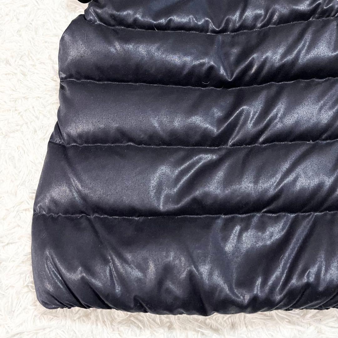 美品　デュベティカ　FEBEDUE　ダウンベスト　別注　カシミヤ混　42　紺