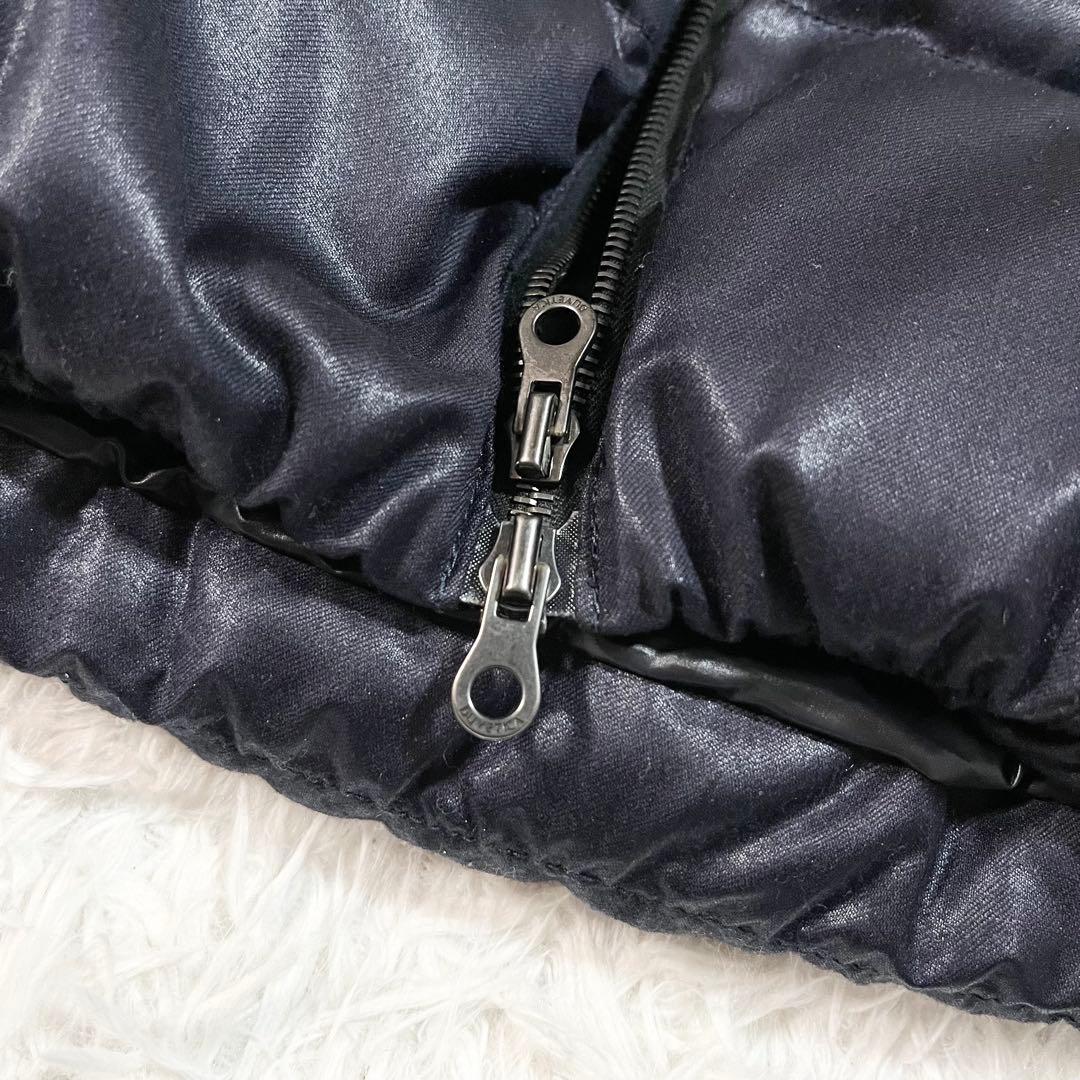 美品　デュベティカ　FEBEDUE　ダウンベスト　別注　カシミヤ混　42　紺