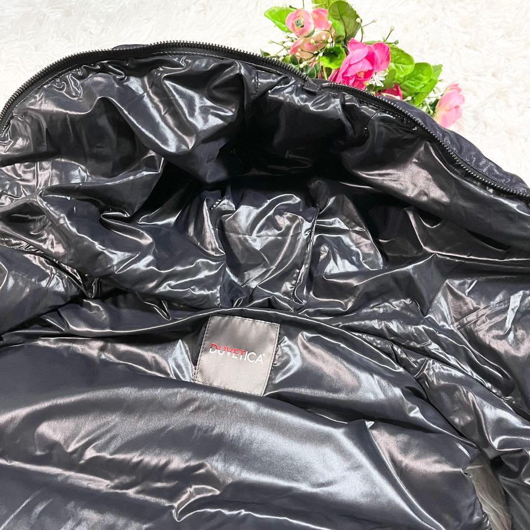 美品　デュベティカ　FEBEDUE　ダウンベスト　別注　カシミヤ混　42　紺