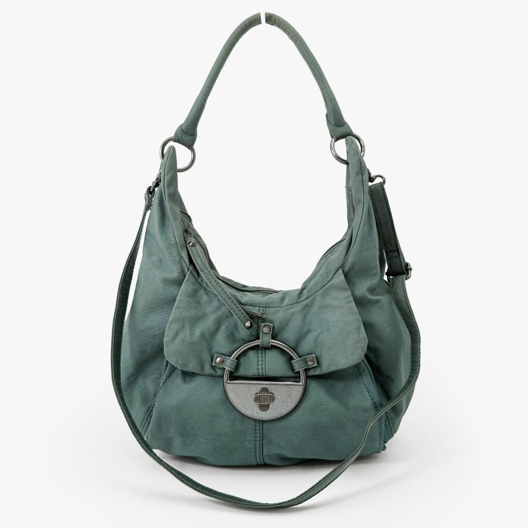 バッグ Archive Diesel Green Shoulder Bag Y2K