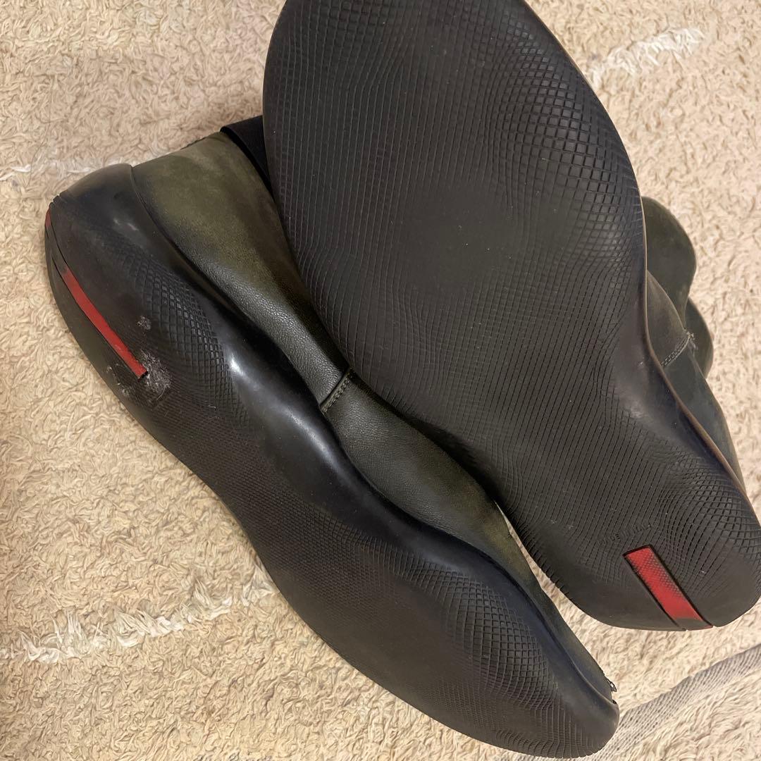 PRADA レザーショートブーツ ブラック（1/31で出品終了）