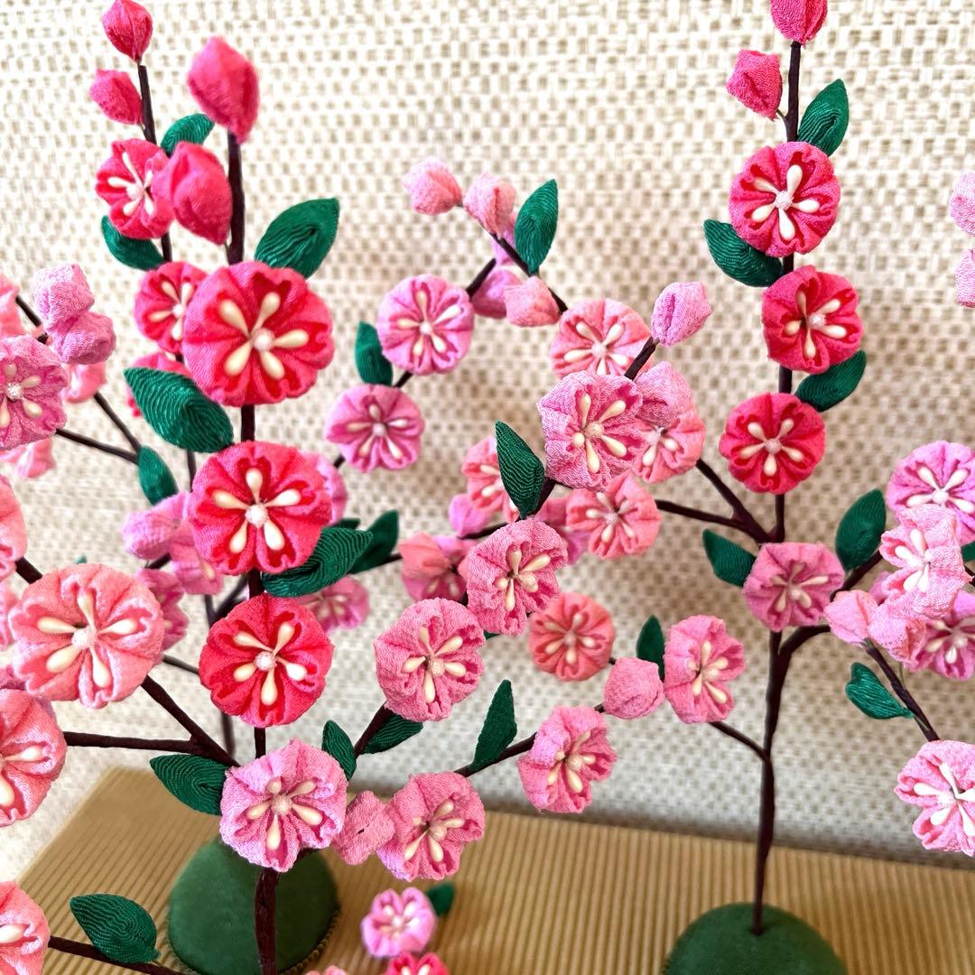 つまみ細工　桜の木　7本セット【りりー様オーダー分】