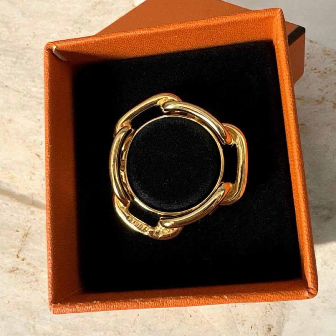 HERMES /エルメス　スカーフリング　　未使用品