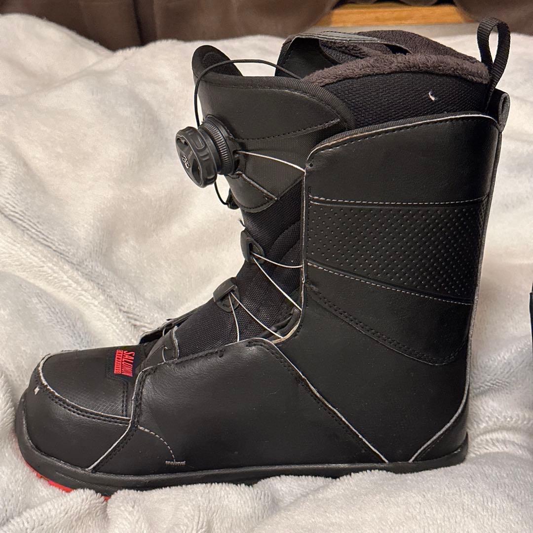 【25センチ】SALOMON スノーボードブーツ ブラック