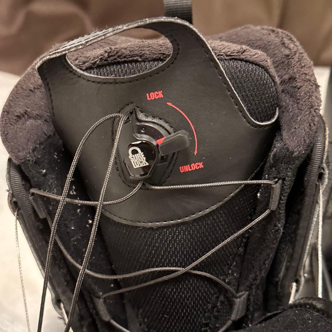 【25センチ】SALOMON スノーボードブーツ ブラック