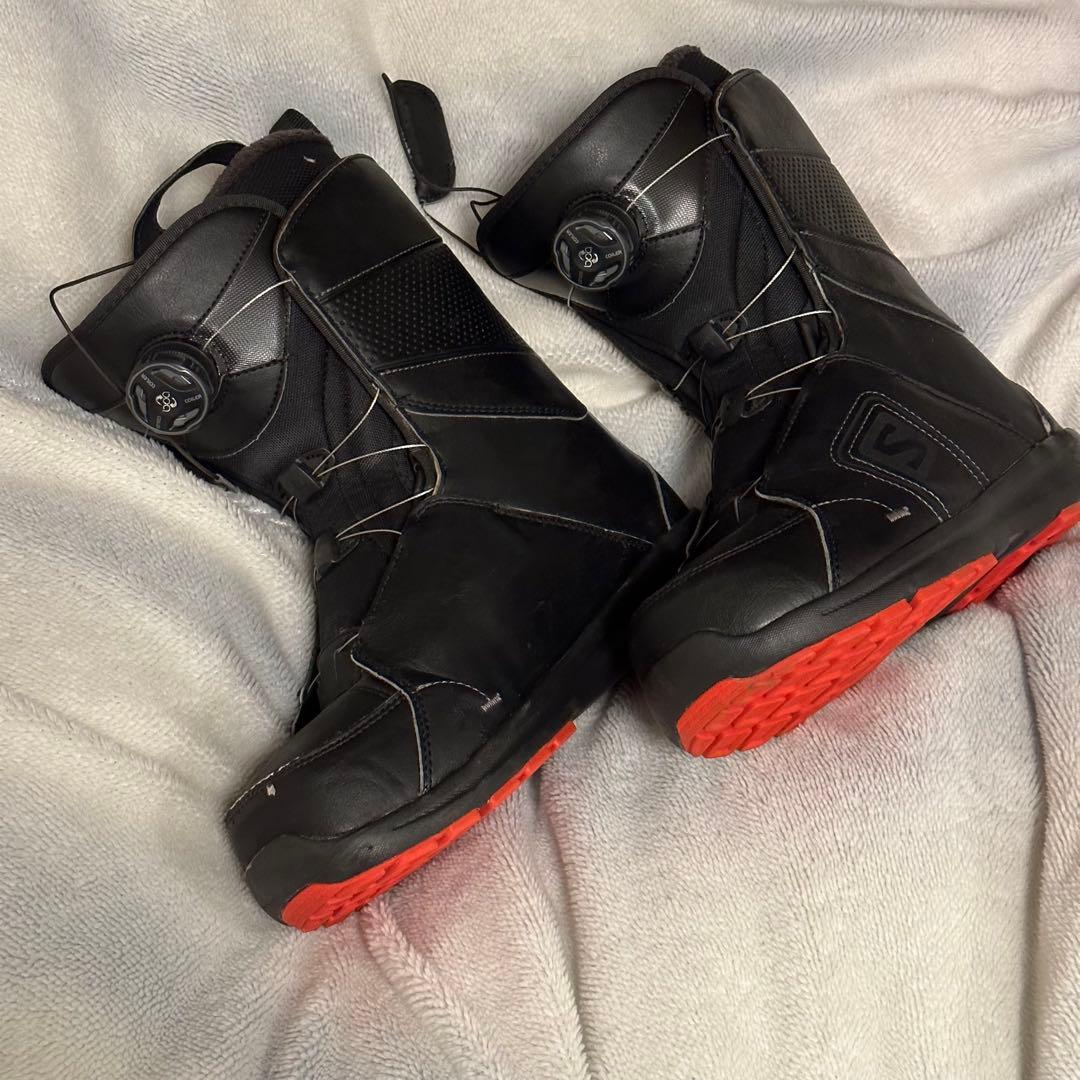 【25センチ】SALOMON スノーボードブーツ ブラック