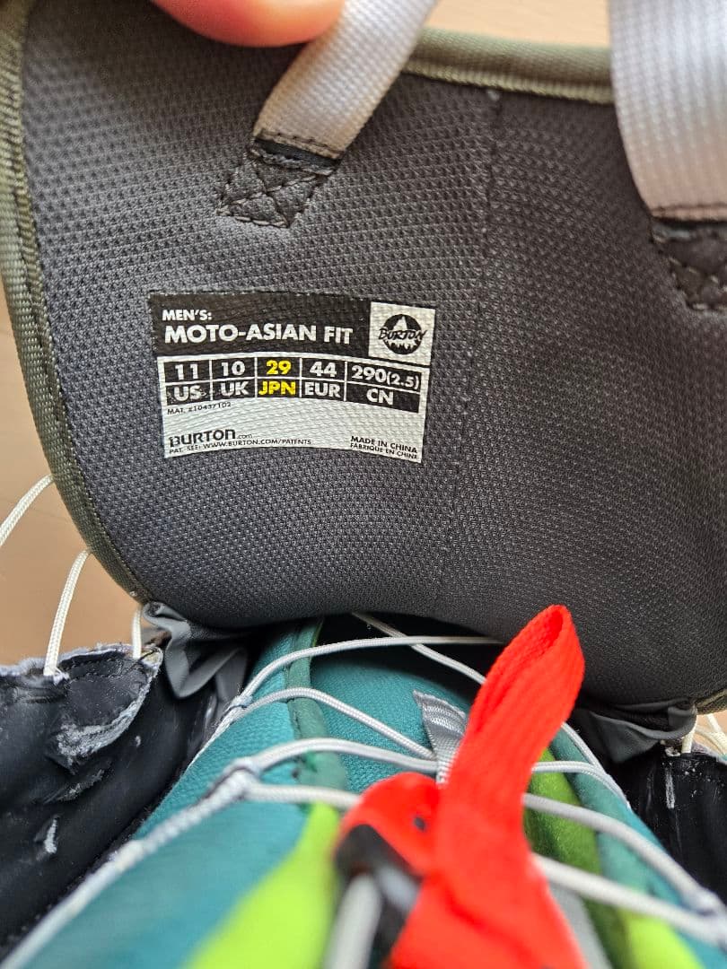 BURTON MARTIN スノーボードブーツ グレー/グリーン