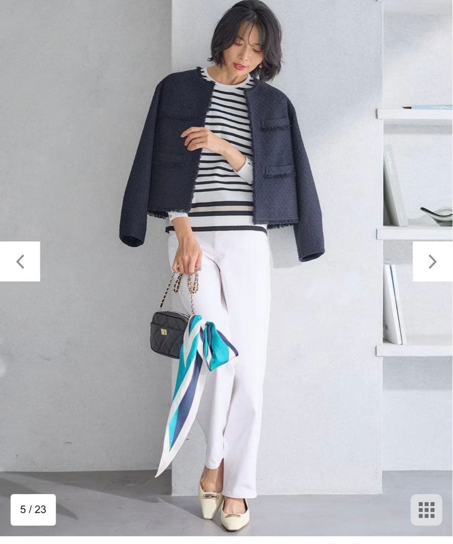 お値下げ中【VERYコラボ 】23区ファンシーツイード ジャケット