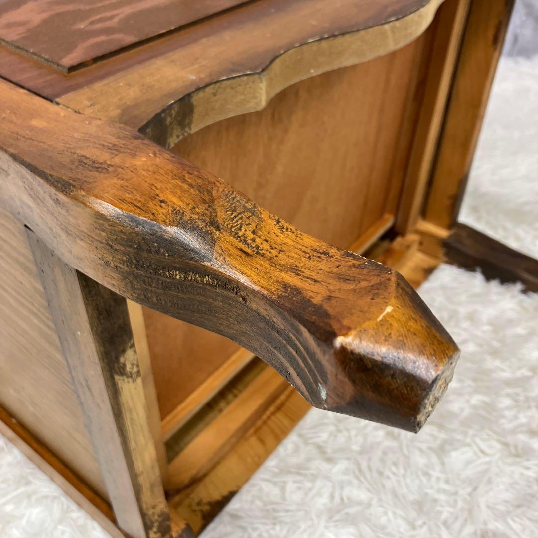 【極美品】木製チェスト 猫脚 アンティーク 高級家具