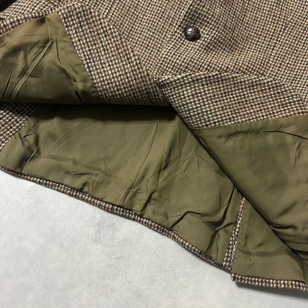 美品 Dunn&Co ハリスツイード テーラード ジャケット 英国製 チェック