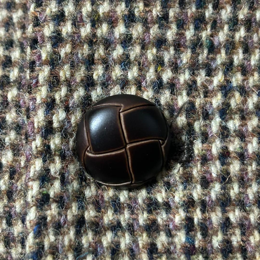 美品 Dunn&Co ハリスツイード テーラード ジャケット 英国製 チェック